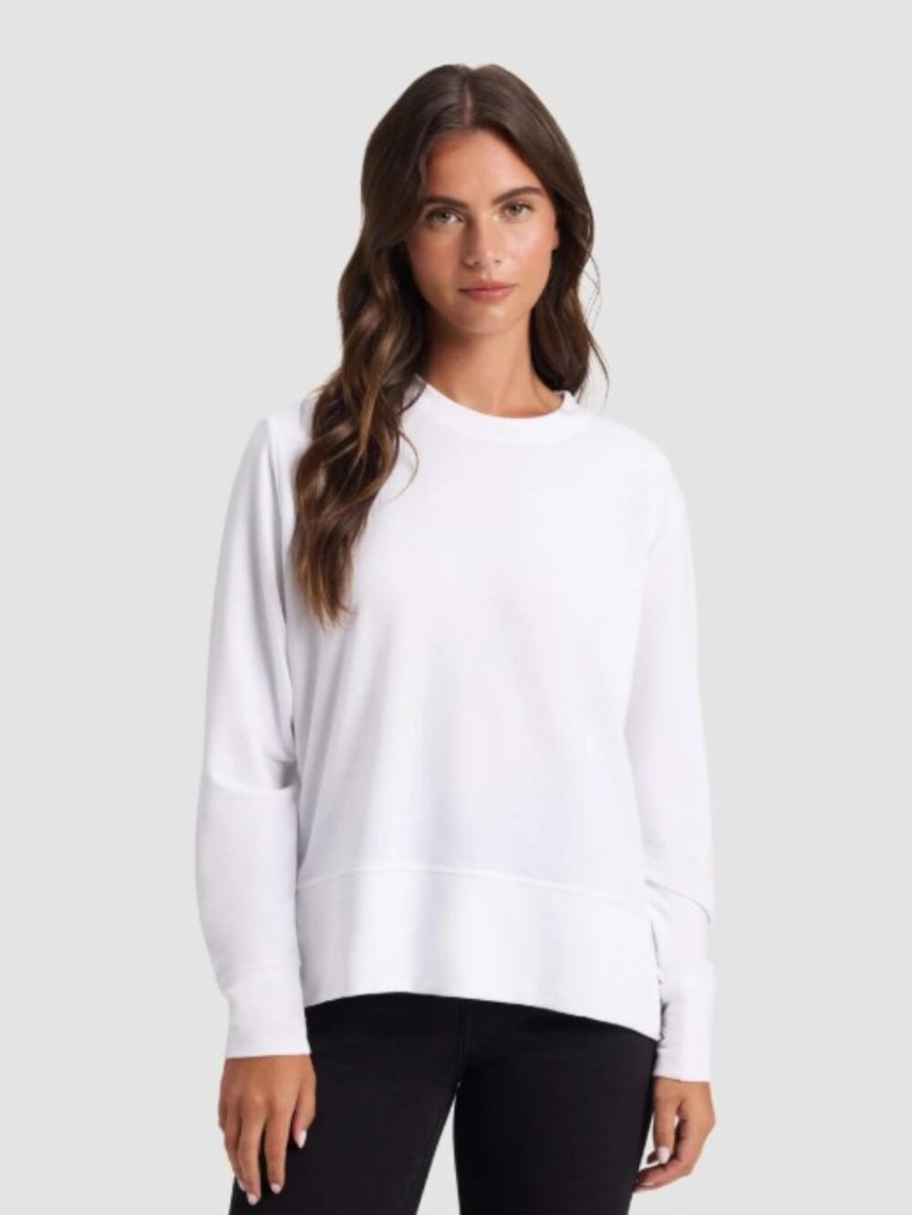 Cozy Earth - Women's StudioLite Crewneck XL White